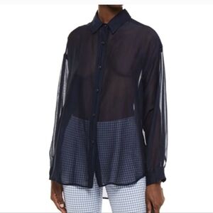 Rag & Bone Long Sleeve Button Down Blouse
